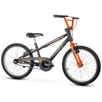 Bicicleta Aro 20 Preta E Laranja Apollo Nathor 101200160003