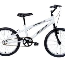 Bicicleta Aro 20 Quadro Mtb Rebaixado em Aço Boy Infantil Branco