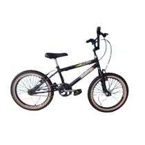 Bicicleta Aro 20 Roquet Freestyle Preta Com Freio V-Brake