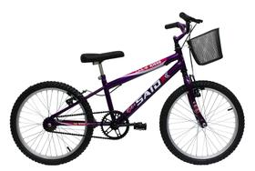Bicicleta Aro 20 Saidx Infantil Feminina Com Cesta