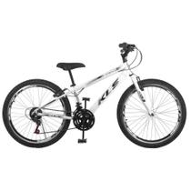 Bicicleta Aro 24 Alumínio Kls Sport Gold Freio V-Brake Mtb 21 Marchas