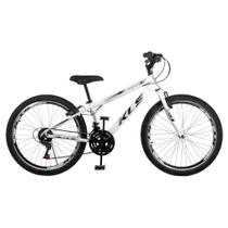 Bicicleta Aro 24 Alumínio Kls Sport Gold Freio V-Brake Mtb 21 Marchas