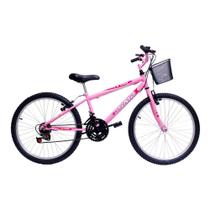 Bicicleta Aro 24 Feminina 18 Marchas Kitty Said-x Bicicleta Aro 24 Feminina 18 Marchas Kitty Said-x
