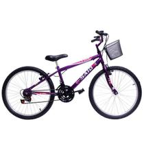 Bicicleta Aro 24 Feminina 18 Marchas Kitty Said-x