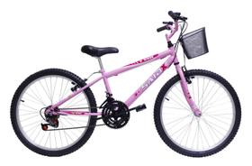 Bicicleta Aro 24 Feminina 18 Marchas Kitty Said-x Bicicleta Aro 24 Feminina 18 Marchas Kitty Said-x