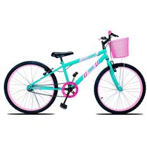 Bicicleta Aro 24 Forss Anny C/ Cesta S/ Marcha - Turquesa
