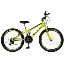 Bicicleta Aro 24 Kls Sport Gold Freio V-Brake Mtb 21 Marchas