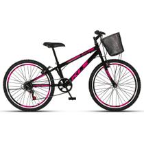 Bicicleta Aro 24 Kls Sport Gold V-Brake Mono 7V Feminina Bicicleta Aro 24 Kls Sport Gold V-Brake Mono 7V Feminina