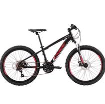 Bicicleta Aro 24 Oggi Hacker 21v - Preto/Vermelho