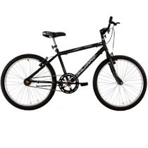 Bicicleta Aro 24 Passeio Stroll Freio V-Brake cor Preta