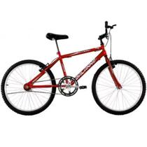 Bicicleta Aro 24 Passeio Stroll Freio V-Brake cor Vermelha - Dalannio Bike