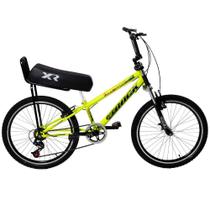 Bicicleta Aro 24 Track Bike Flip Fire Freio V-Brake Aro Alumínio Quadro Aço Carbono