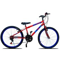 Bicicleta Aro 24 Urbana Forss Spike 18 Marchas Preta