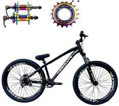 Bicicleta aro 26 Absolute Brutus 3 Preto Single Cubo e Catraca de Rosca Camaleão
