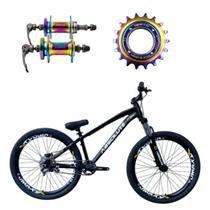 Bicicleta aro 26 Absolute Brutus 3 Preto Single Cubo e Catraca de Rosca Camaleão