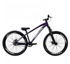 Bicicleta aro 26 Absolute Brutus Pro 3 Roxa Single Freio Hidráulico Vmaxx
