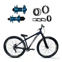 Bicicleta aro 26 Absolute Nero 5 Azul Marinho Single Freio Hidráulico Cubo Barulhento Azul