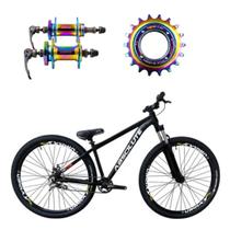 Bicicleta aro 26 Absolute Nero 5 Preto Single Cubo e Catraca de Rosca Camaleão