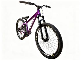 Bicicleta aro 26 Absolute Nero 5 Roxo Single Freio Hidráulico Vmaxx