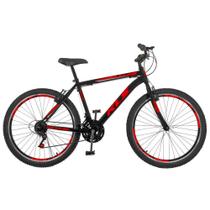 Bicicleta Aro 26 Alumínio Kls Sport Gold Freio V-Brake Mtb 21 Marchas