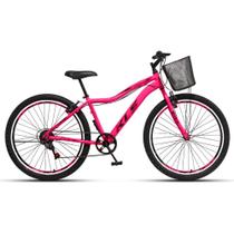 Bicicleta Aro 26 Alumínio Kls Sport Gold V-Brake Mono 7V Feminina