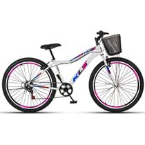 Bicicleta Aro 26 Alumínio Kls Sport Gold V-Brake Mono 7V Feminina