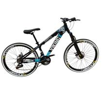 Bicicleta Aro 26 Aluminio Vikingx 21v Freeride Tuff 25 Mtb Freios a Disco Suspensão Dianteira Bicicleta Aro 26 Aluminio Vikingx 21v Freeride Tuff 25 Mtb Freios a Disco Suspensão Dianteira
