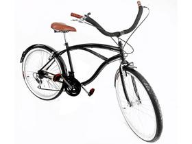 Bicicleta Aro 26 Caiçara Beach 18v Aero Preto