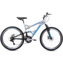 Bicicleta aro 26 com 21 marchas freio a disco inox e preto - STINGER DISCO - Houston