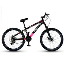 Bicicleta Aro 26 Cripto FreeRide 21 Marchas Freios a Disco Bicicleta Aro 26 Cripto FreeRide 21 Marchas Freios a Disco