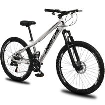 Bicicleta aro 26 Dropp Freeride Alumínio 21 Vel Marchas Câmbios Shimano Freios a disco