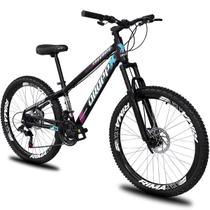 Bicicleta aro 26 Dropp Freeride Alumínio 21 Vel Marchas Câmbios Shimano Freios a disco Bicicleta aro 26 Dropp Freeride Alumínio 21 Vel Marchas Câmbios Shimano Freios a disco