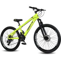 Bicicleta Aro 26 Dropp x PRO Freeride 21 Vel Freio A Disco Vikingx Grau Wheeling Vmaxx
