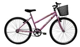 Bicicleta aro 26 femenina rosa 1vel já revisada