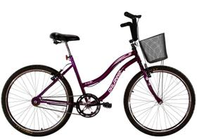 Bicicleta Aro 26 Feminina Beach Sem Marcha Roxa Bicicleta Aro 26 Feminina Beach Sem Marcha Roxa