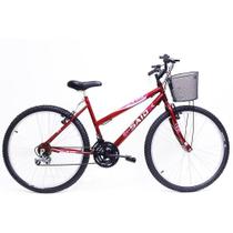 Bicicleta Aro 26 Feminina De Passeio 18 Marchas