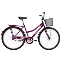 Bicicleta Aro 26 Feminina Freio no Pé CP Classic - Violeta