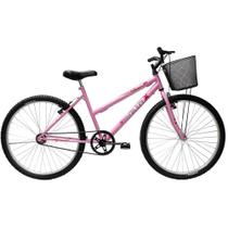 Bicicleta Aro 26 Feminina Mono Saidx Sem Marcha Com Cesta