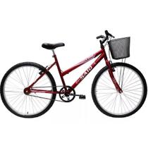 Bicicleta Aro 26 Feminina Mono Saidx Sem Marcha Com Cesta Bicicleta Aro 26 Feminina Mono Saidx Sem Marcha Com Cesta