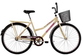 Bicicleta Aro 26 Feminina Retrô Classica Freio No Pé Cp Azul Bebê