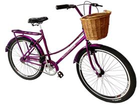 Bicicleta aro 26 feminina tpo ceci barra forte c/ vime mary - Maria Clara Bikes
