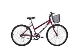 Bicicleta Aro 26 Feminina Velox Vermelha - Ello Bike