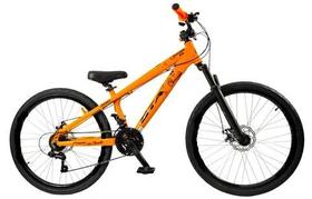 Bicicleta Aro 26 Freeride Gta Laranja Importada 21v Aro Aero
