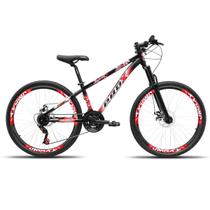 Bicicleta aro 26 Freeride Infantil PRO X 21 Velocidades Freio a Disco Vzan Vmaxx