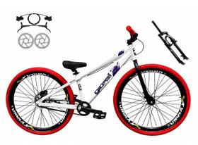 Bicicleta Aro 26 GIOS Frx-Evo Freio a Disco Hidráulico 21v Freeride Downhill Rodas Vmaxx Garfo Suspensão Pneu Flame