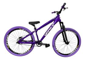 Bicicleta Aro 26 Gios Roxo com branco Single Freio Shimano Mt200