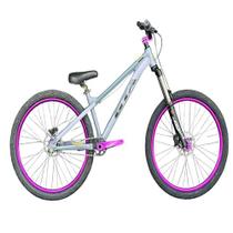 Bicicleta Aro 26 Gta Gravity Cinza Single cubo barulhento roxa com Freios Hidráulicos