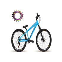 Bicicleta Aro 26 Gta Rebel Azul Single Freio Hidráulico Aro Vmaxx