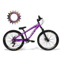 Bicicleta Aro 26 Gta Rebel Roxa Single Freio Hidráulico Aro Vmaxx Bicicleta Aro 26 Gta Rebel Roxa Single Freio Hidráulico Aro Vmaxx