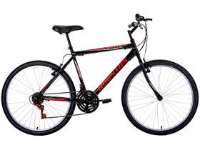 Bicicleta Aro 26 Houston Foxer Hammer Freio - V-Brake de Aço Carbono 21 Marchas